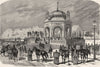 RUSSIA. St Petersburg. Blessing Waters 1871 old antique vintage print picture