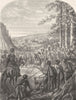 LEBANON. Druze of Mount. at Dar El Kamar 1871 old antique print picture