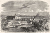 MEXICO. Canal of Chalco 1871 old antique vintage print picture