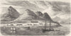 PACIFIC ISLANDS. New Caledonia English House in 1871 old antique print picture