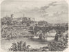 PORTUGAL. Barcelos 1871 old antique vintage print picture