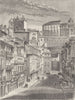PORTUGAL. St of English at Oporto 1871 old antique vintage print picture