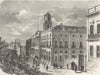 PORTUGAL. Exchange at Oporto 1871 old antique vintage print picture
