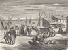 GREECE. Athens. Piraeus 1871 old antique vintage print picture
