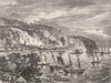 WEST INDIES. St Pierre, Martinique 1871 old antique vintage print picture