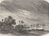 WEST INDIES. Pointe a Pitre, Guadaloupe 1871 old antique vintage print picture