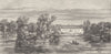 DENMARK. Chateau of Glorup 1871 old antique vintage print picture
