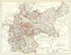EMPIRE OF GERMANY. States. Prussia Bavaria Alsace Lorraine. JOHNSTON 1899 map