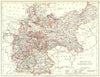 EMPIRE OF GERMANY. States. Prussia Bavaria Alsace Lorraine. JOHNSTON 1899 map