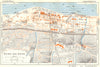 HAUTE-SAVOIE. Evian-les-Bains 1934 old vintage map plan chart