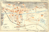 HAUTE-SAVOIE. Chamonix 1934 old vintage map plan chart