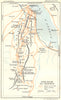 HAUTE-SAVOIE. Annecy. Topo-Guide du Semnoz 1934 old vintage map plan chart