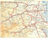 PERPIGNAN. Axat, Vernet, Argeles 1951 old vintage map plan chart