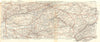 DOLE. Besançon-Salins-Ornans-Morteau-Pontarlier 1924 old antique map chart