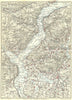 ITALY. Lake Lago Maggiore 1926 old vintage map plan chart