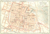 ITALY. Brescia 1926 old vintage map plan chart