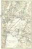ITALY. Lake Garda. Area de Riva d'Arco 1926 old vintage map plan chart