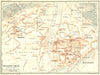 ITALY. Venetie Tridentine. Bolzano-Gries 1926 old vintage map plan chart