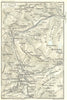 CORTINA. Venetie Tridentine. Area de d'Ampezzo 1926 old vintage map plan chart