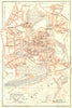 ITALY. Vicenza 1926 old vintage map plan chart