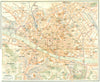 ITALY. Florence. Firenze 1926 old vintage map plan chart