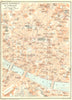 ITALY. Florence. Parte Centrale Di Firenze 1926 old vintage map plan chart