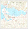 CANADA. Vancouver 1967 old vintage map plan chart