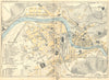 SPAIN. Bilbao 1921 old antique vintage map plan chart