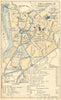 SPAIN. Valladolid 1921 old antique vintage map plan chart