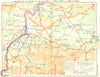 MEUSE. Vallees de Lesse-Fumay, Givet Han-s  1953 old vintage map plan chart
