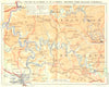 MEUSE. Mezieres, Fumay, Bouillon, Florenville 1953 old vintage map plan chart