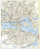SWEDEN. De Gothenburg a Karlstad. Stockholm 1955 old vintage map plan chart