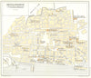 THESSALONIKI vintage town city plan. Thessalonique. Greece 1956 old map
