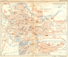 PUY-DE-DÔME. Clermont-Ferrand 1935 old vintage map plan chart