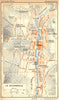 PUY-DE-DÔME. Bourboule 1935 old vintage map plan chart