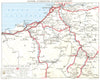 BASQUE. Bayonne St-Sebastien. Jean-Pied-port 1959 old vintage map plan chart