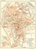 GERMANY. Augsburg 1914 old antique vintage map plan chart