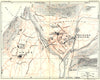 GRIES. Botzen, Meran Leurs area. Bolzano(Bozen) 1914 old antique map chart