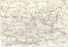 AUSTRIA. Salzburg Salzkammergut 1914 old antique vintage map plan chart