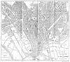 NETHERLANDS. Map de Ville D'Utrech 1909 old antique vintage plan chart
