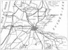 NETHERLANDS. Area d'Amsterdam 1909 old antique vintage map plan chart