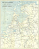 NETHERLANDS. Carte Pratique Hollande 1909 old antique vintage map plan chart
