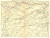 SCOTLAND. Peebles Selkirk & St Mary's Loch. Moffat & Hawick 1887 old map