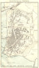 NORTHUMBS. Berwick upon Tweed town plan 1887 old antique map chart