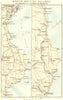 NORTH BRITISH RAILWAY. Edinburgh to Dunbar & Berwick-upon-Tweed 1887 old map