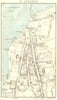 SCOTLAND. Fife. St Andrews town plan 1887 old antique vintage map chart