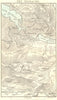 SCOTLAND. The Trossachs Trosachs. Loch Katrine & Loch Achray 1887 old map