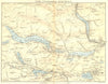 THE TROSSACHS DISTRICT. Lochs Katrine Ard achray Vennachar Lubnaig 1887 map