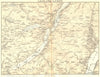 SCOTLAND. Loch Awe(Lower). Loch Fyne. Inverary 1887 old antique map plan chart