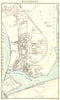 SCOTLAND. Montrose town plan 1887 old antique vintage map chart